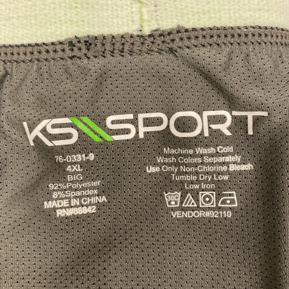 NWT KS Sport level 1 warm weather boxer briefs  moisture wicking 4xl big